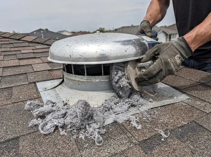 Cleaning Dryer Vent On Roof in Security-Widefield