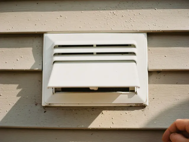 Security-Widefield Dryer Vent Cleaning technician performing professional exhaust vent cleaning at a residential property in Security-Widefield