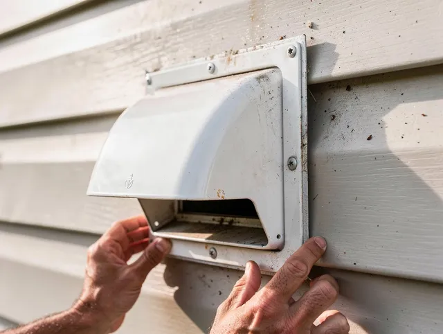 Security-Widefield Dryer Vent Cleaning technician delivering thorough residential dryer vent cleaning service in Security-Widefield